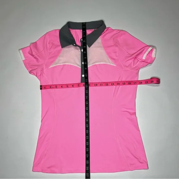 Annika Collection Womens Hot Pink Polo & SKIRT Set Medium - Picture 12 of 16